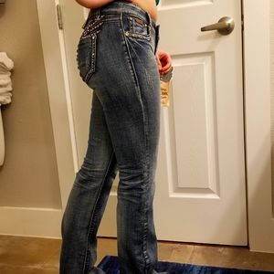 LA Idol hip-huggers, Boot cut jeans NWT